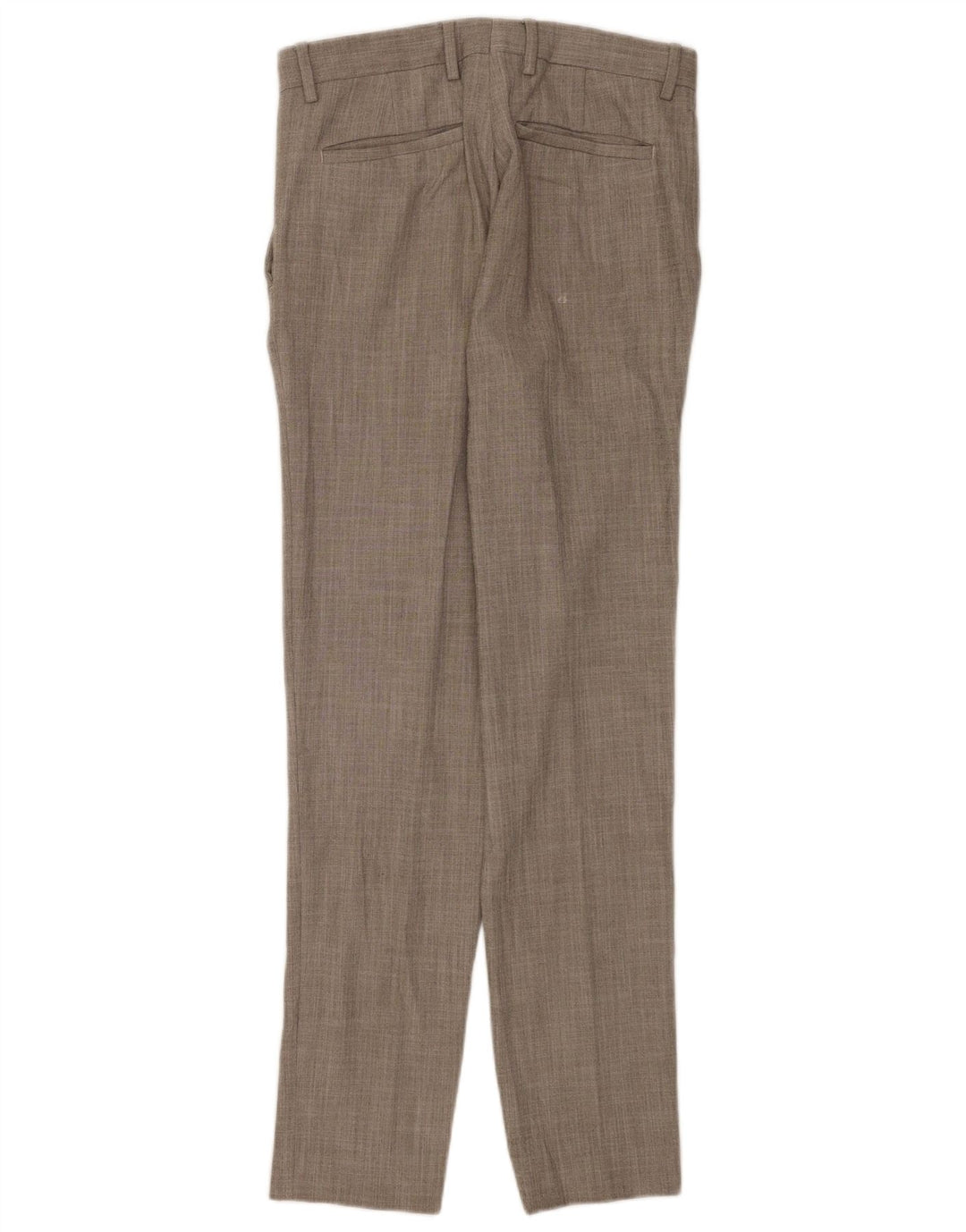Gerade Anzughose für Herren von Zara, EU 38, Größe S, W30, L32, Grau, Polyester