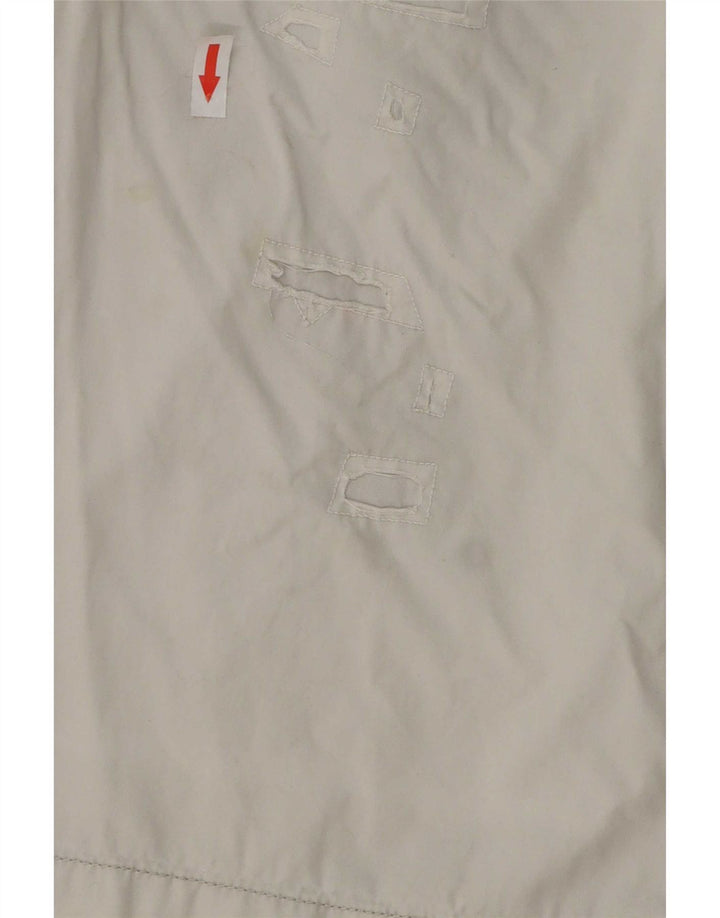Guess Herren Distressed Chino Shorts W29 Small Graue Baumwolle