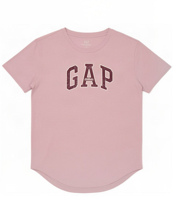 Gap Womens Oversized Graphic T-Shirt Top UK 6 XS Lila gefleckte Baumwolle