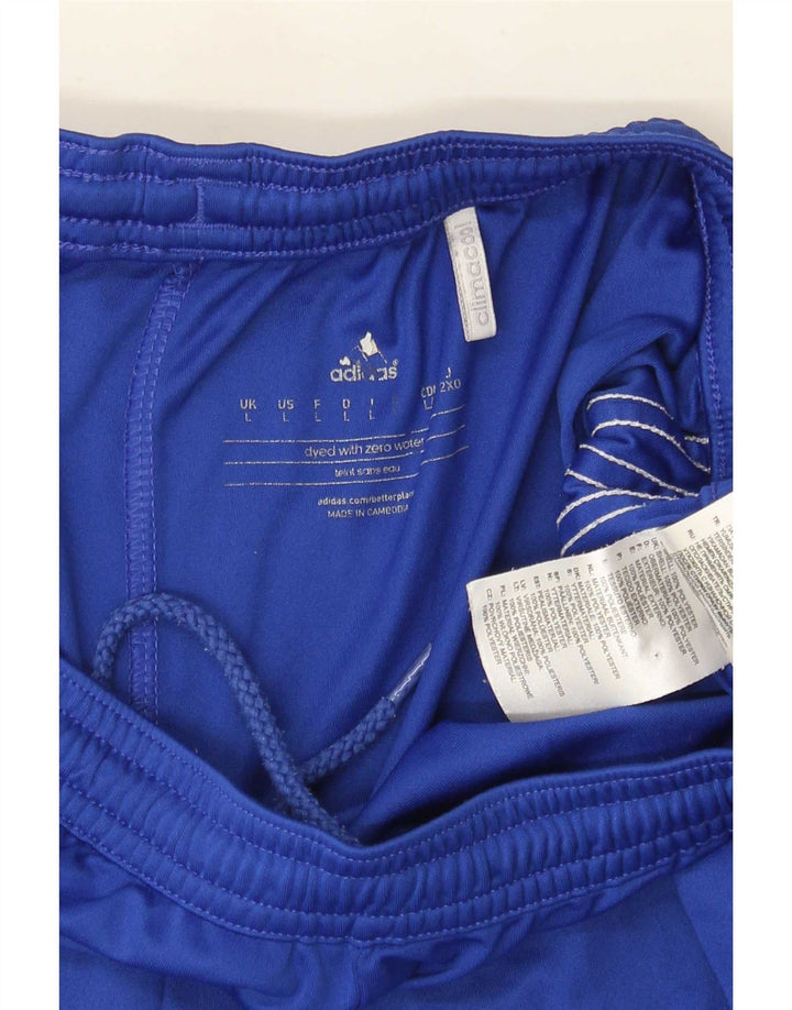 Adidas Herren Climacool Sportshorts, großes blaues Farbblock-Polyester