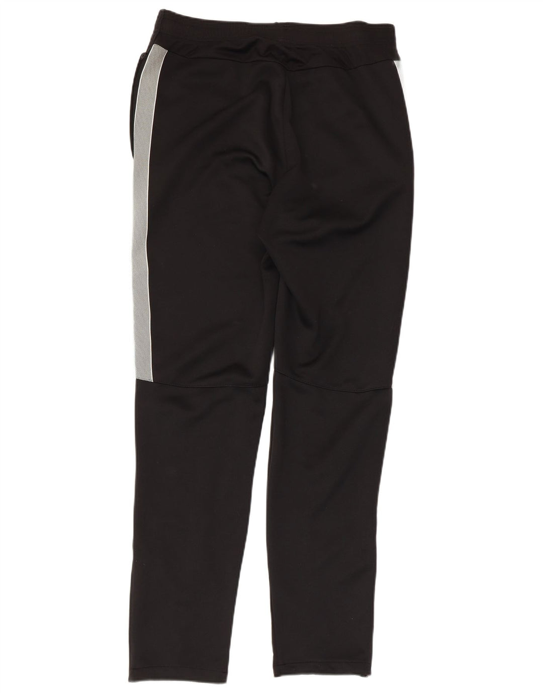 NIKE Damen-Trainingshose UK 14 Mittelschwarzes Colourblock-Polyester