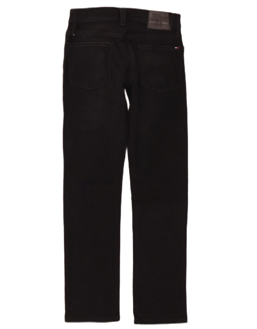 TOMMY HILFIGER Herren Ryan Straight Jeans W29 L32 Schwarze Baumwolle