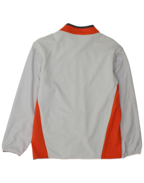 Fila Mens Tracksuit Top Jacket Medium Grey Colourblock Polyester