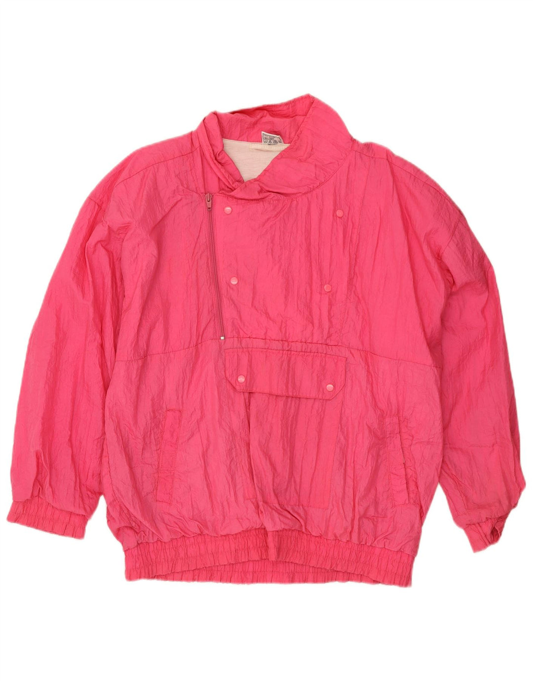 Vintage Herren Anorak Jacke UK 42/44 Großes rosa Nylon