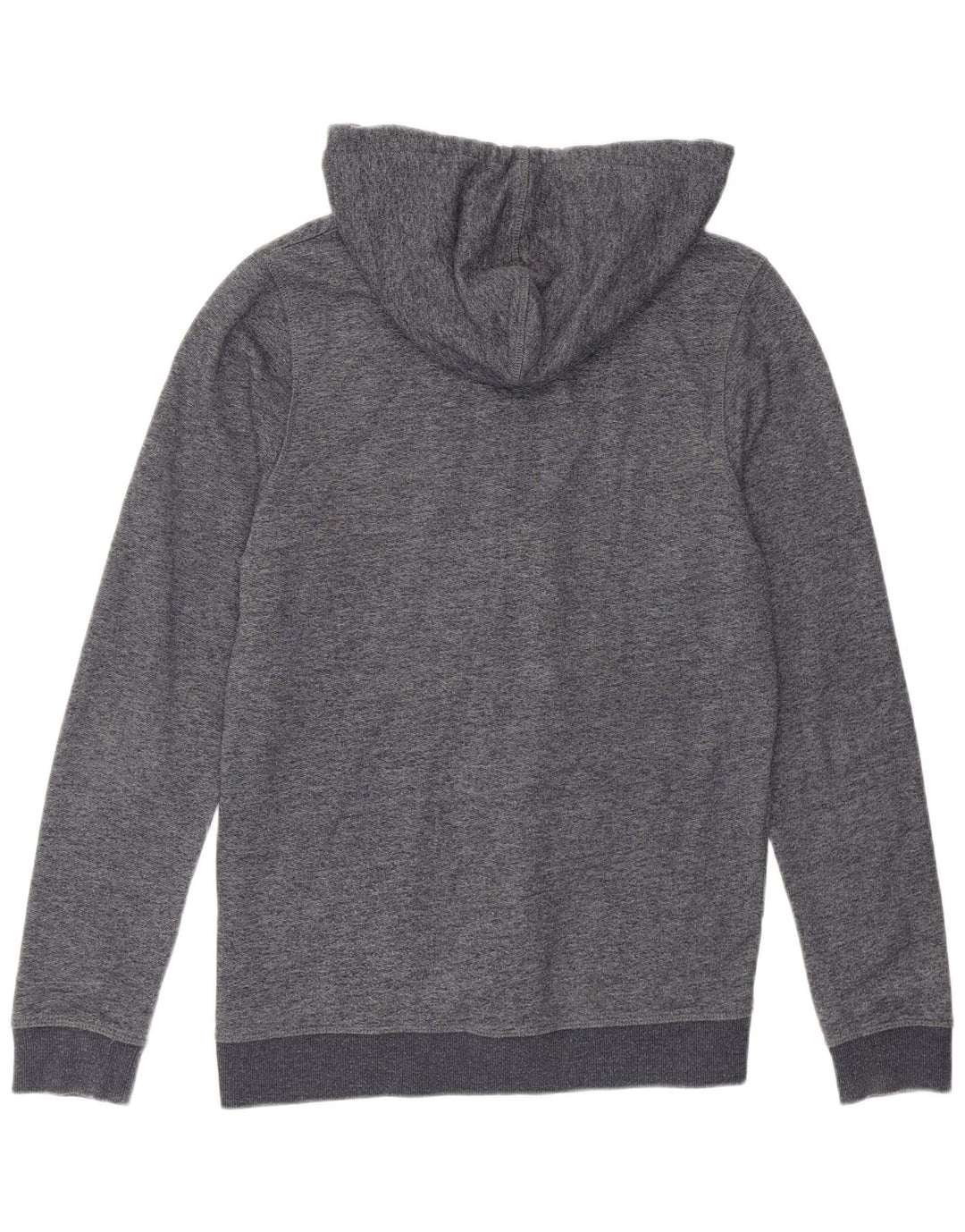 Jack & Jones Herren-Kapuzenpullover mit Reißverschluss, mittelgrau geflecktes Polyester