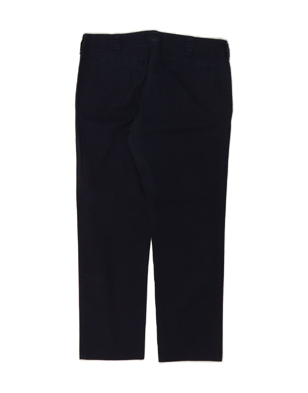 STEFANEL Womens Straight Chino Trousers W34 L26 Navy Blue Vintage Stefanel and Second-Hand Stefanel from Messina Hembry 