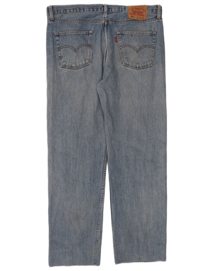 Levi's Herren 501 Straight Jeans W40 L30 Blaue Baumwolle