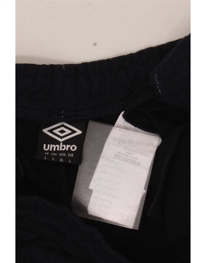 Umbro Herren-Trainingshose, Jogginghose, groß, marineblau, Baumwolle