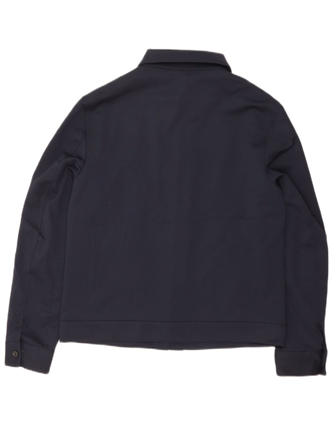 Zara Herren Bomberjacke UK 40 Large Marineblau Polyester