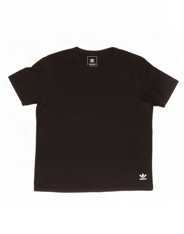 Adidas Herren T-Shirt Top Large Schwarz