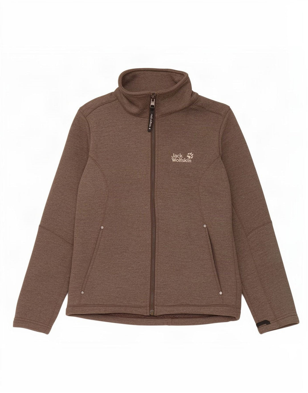 Jack Wolfskin Damen Liner-Trainingsanzug-Oberjacke UK 12/14 Mittelbraun