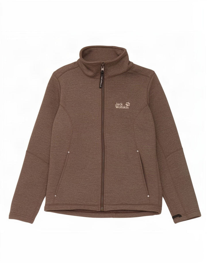Jack Wolfskin Damen Liner-Trainingsanzug-Oberjacke UK 12/14 Mittelbraun