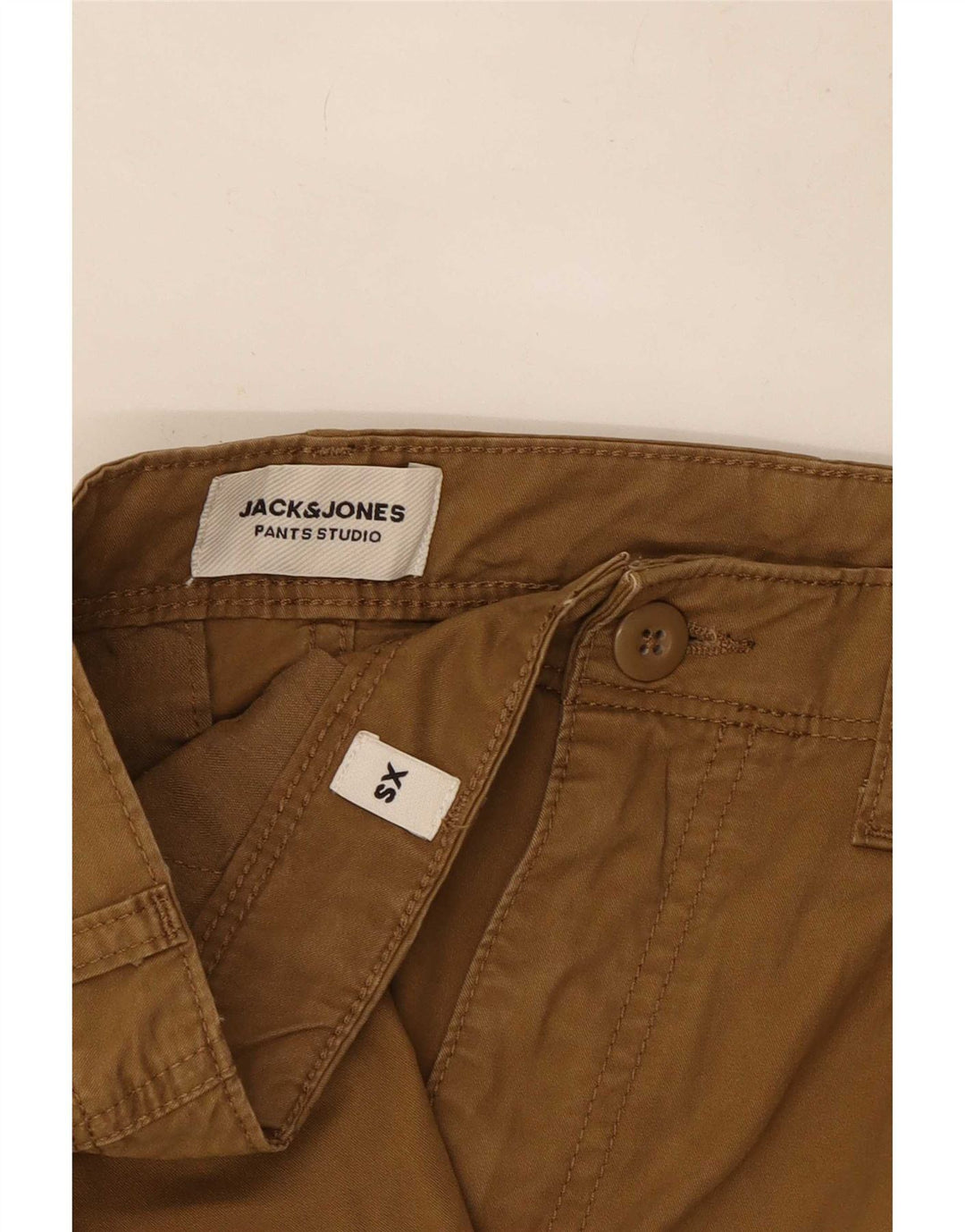 Jack & Jones Herren Cargoshorts XS W30 Khaki Baumwolle
