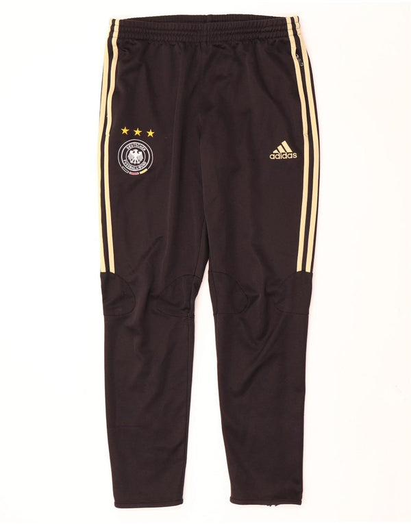 Adidas Herren Deutscher Fußball Bund Trainingshose UK 42/44 Large Schwarz