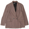 Zara Damen-Blazer in Übergröße, Gr. 10, Größe S, mehrfarbig, Hahnentrittmuster