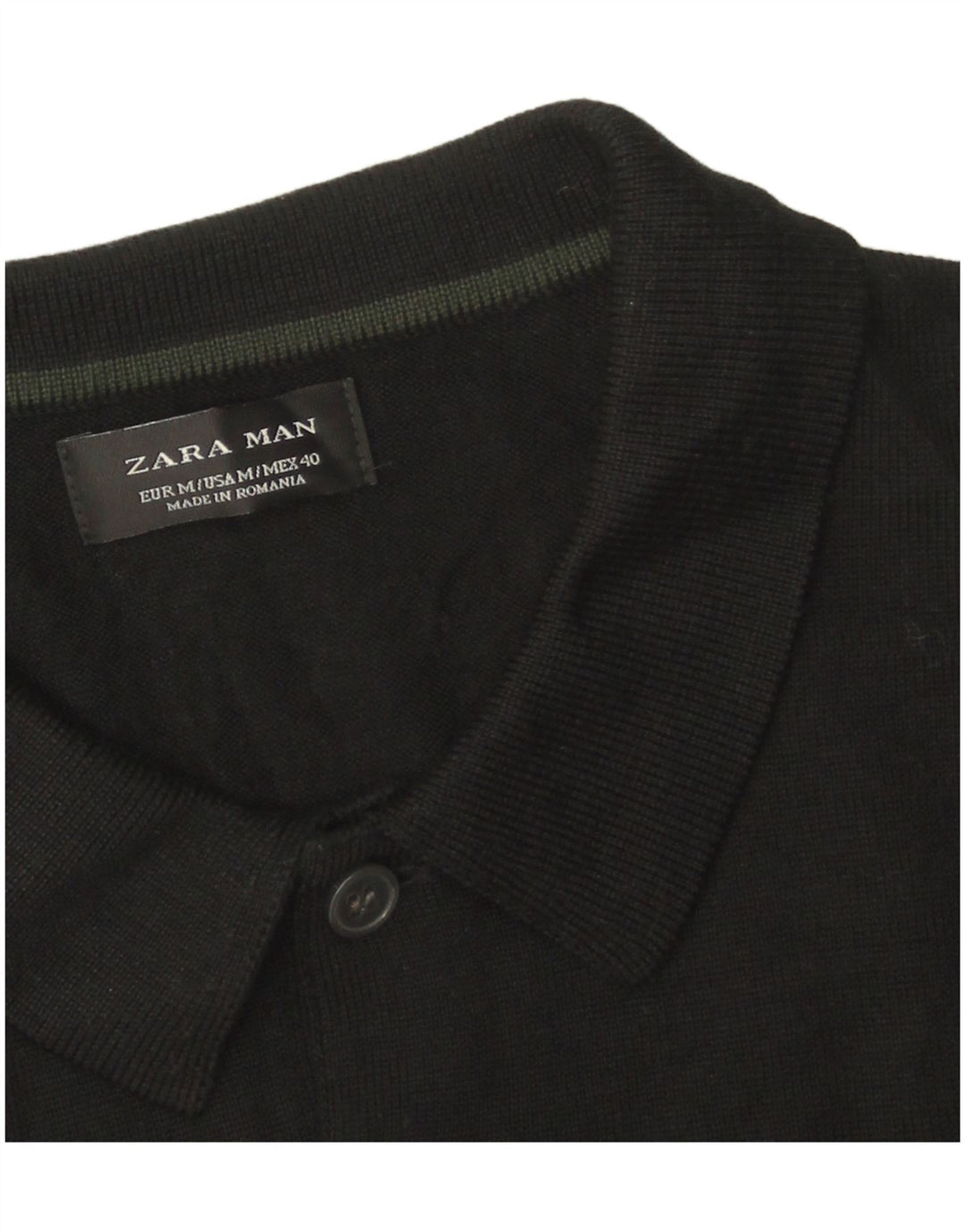 Zara Herren Rollkragenpullover Pullover Medium Schwarz