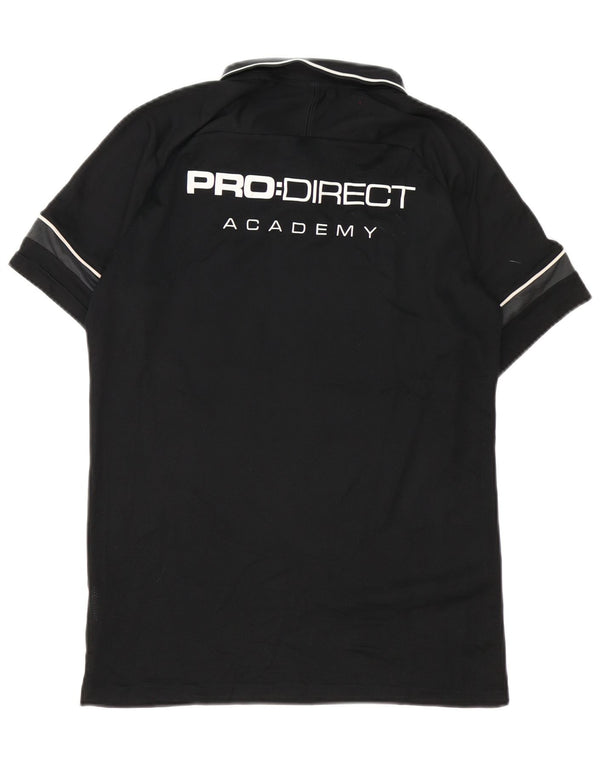 Nike Herren Pro Direct Academy Grafik-Poloshirt, mittelschwarz, Farbblock