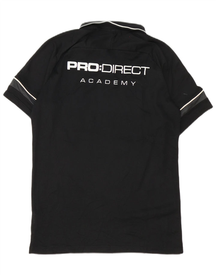 Nike Herren Pro Direct Academy Grafik-Poloshirt, mittelschwarz, Farbblock