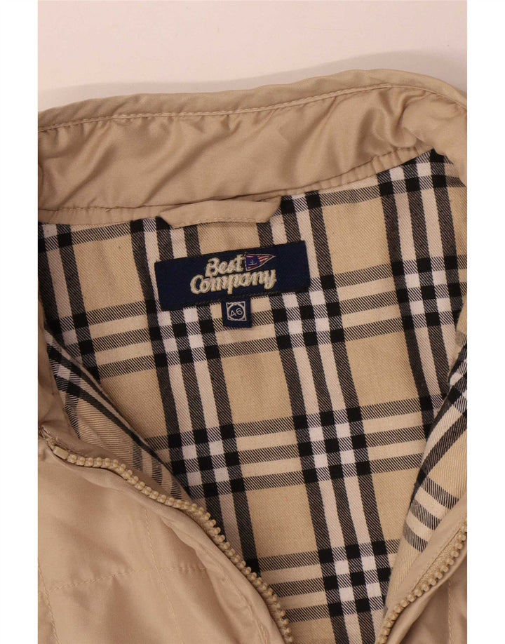 Best Company Damen Steppjacke IT 46 Large Beige Polyester