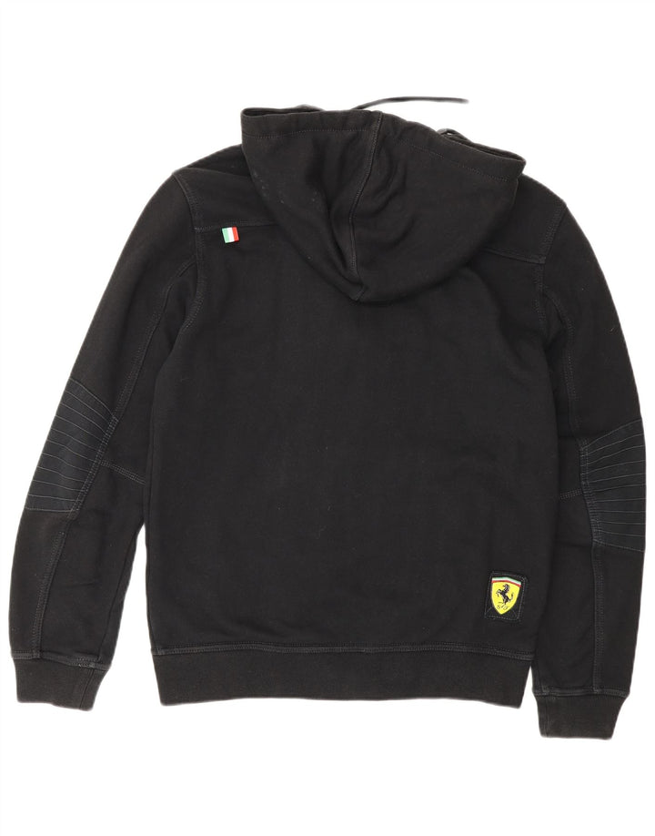 Puma Herren Ferrari Zip Hoodie Pullover Small Schwarz