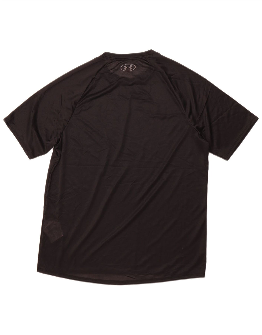 UNDER ARMOUR Mens Grant Fit T-Shirt Top Large Black Polyester