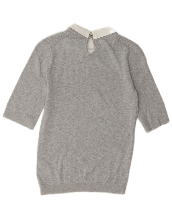 Tommy Hilfiger Damen-Pullover mit Rollkragen, Gr. 10, Größe S, Grau