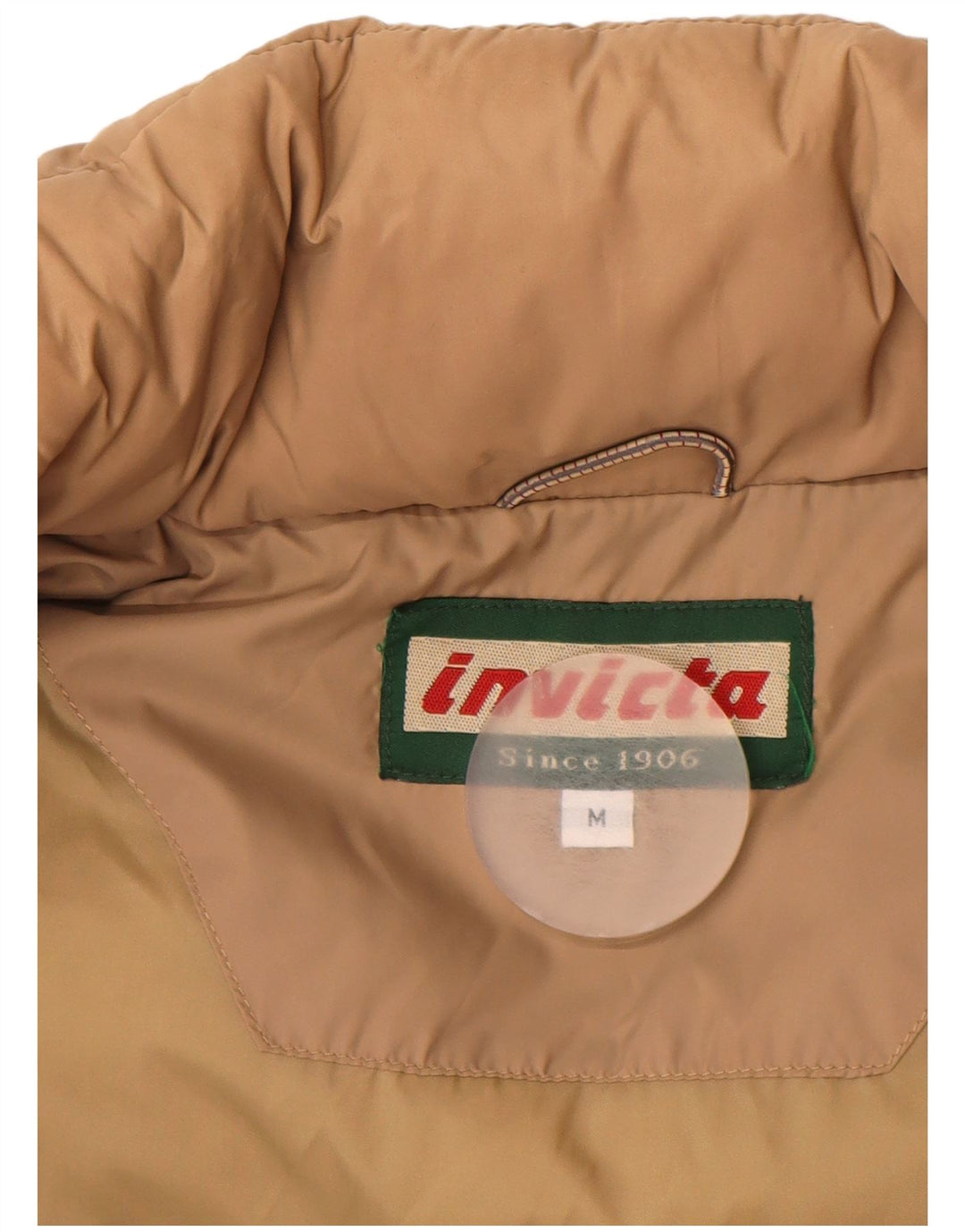 Invicta Herren gepolsterter Mantel UK 38 Medium Beige Polyamid