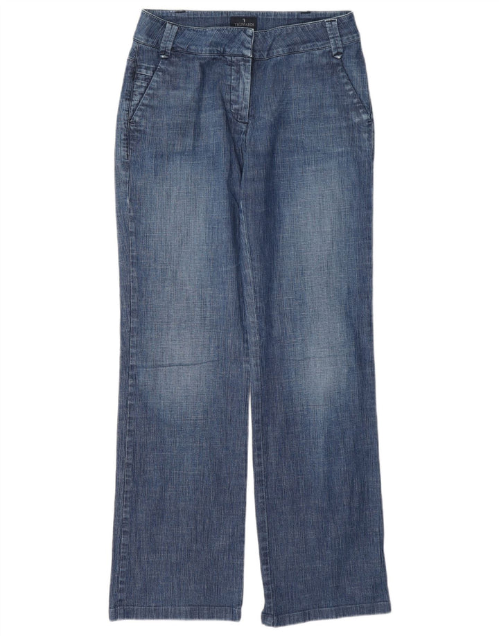 Trussardi Damen-Loose-Jeans W30 L31 Blaue Baumwolle
