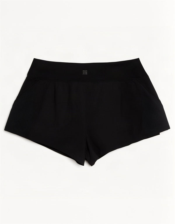Nike Damen Dri Fit Sport Shorts UK 14 Large Schwarz