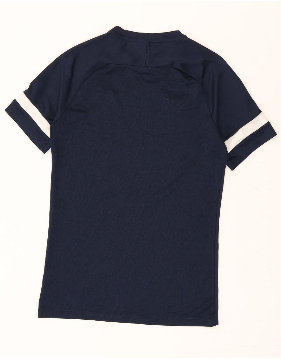 Nike Herren Dri Fit T-Shirt Top Small Marineblau Farbblock