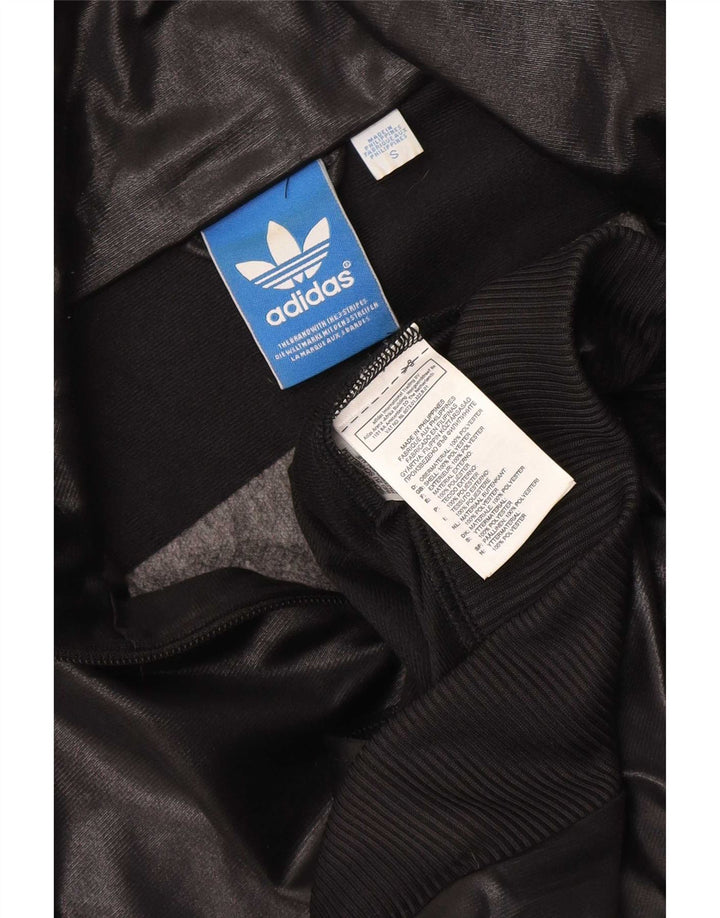 Adidas Herren-Trainingsanzug mit grafischem Oberteil, Größe S, Schwarz, Polyester