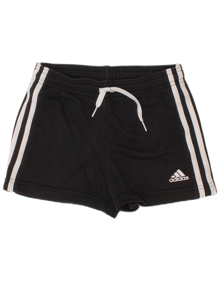 Adidas Sportshorts für Jungen, 7–8 Jahre, schwarze Baumwolle