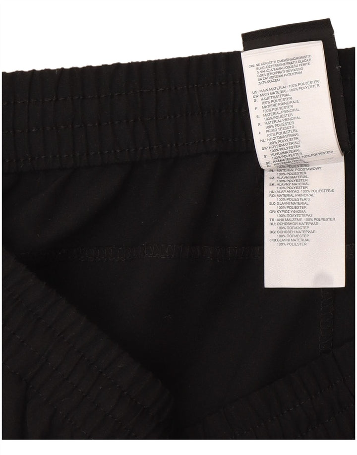 Adidas Herren-Trainingshose, groß, aus schwarzem Polyester