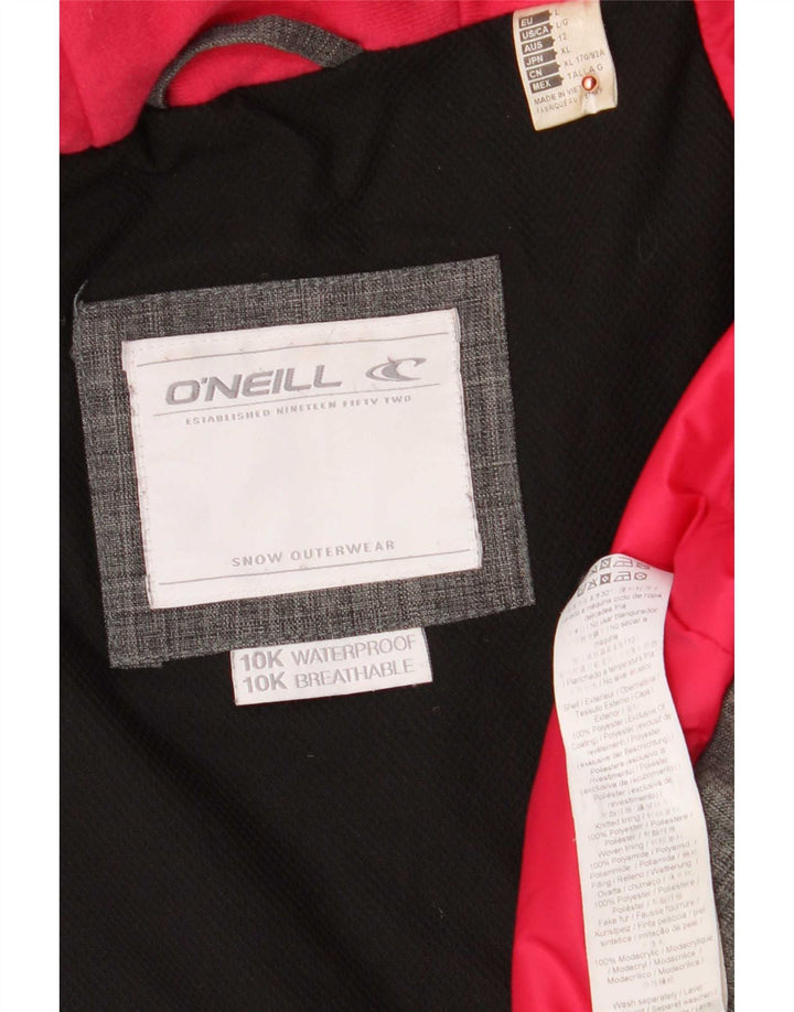 O'Neill Herren-Parka mit Kapuze, UK 40, Größe L, grau, Polyester
