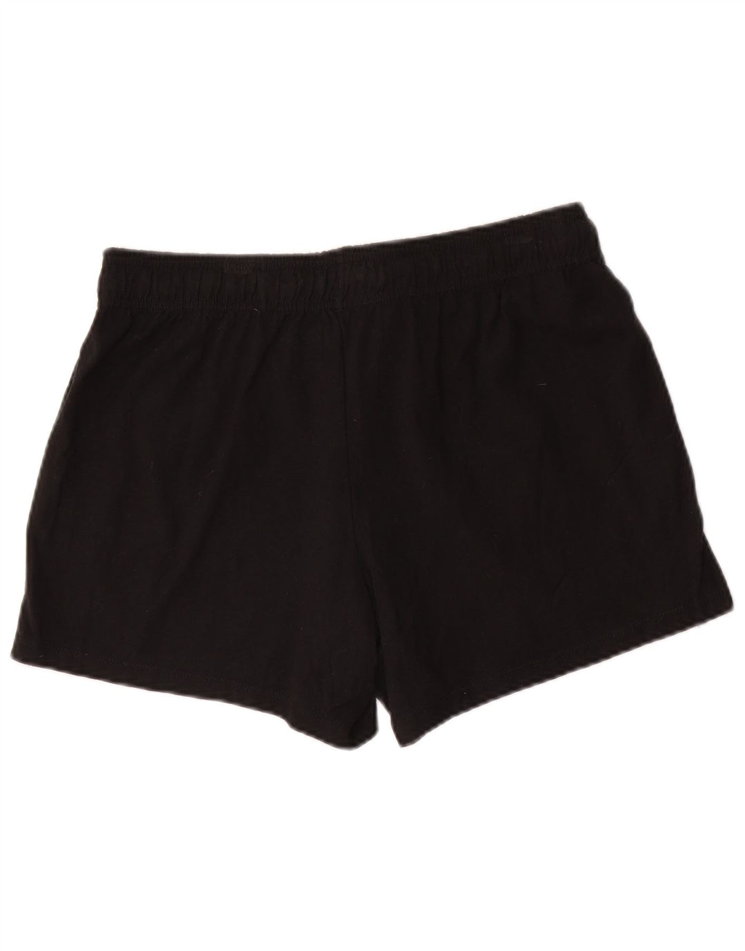 CHAMPION Damen Sportshorts UK 16 Large Schwarze Baumwolle