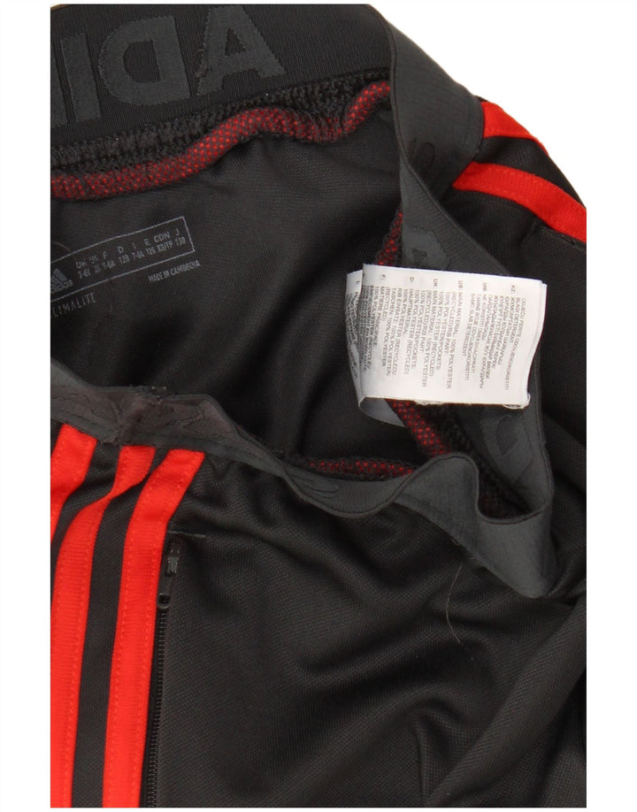 Adidas Jungen Climalite Trainingshose 7–8 Jahre, schwarzes Polyester
