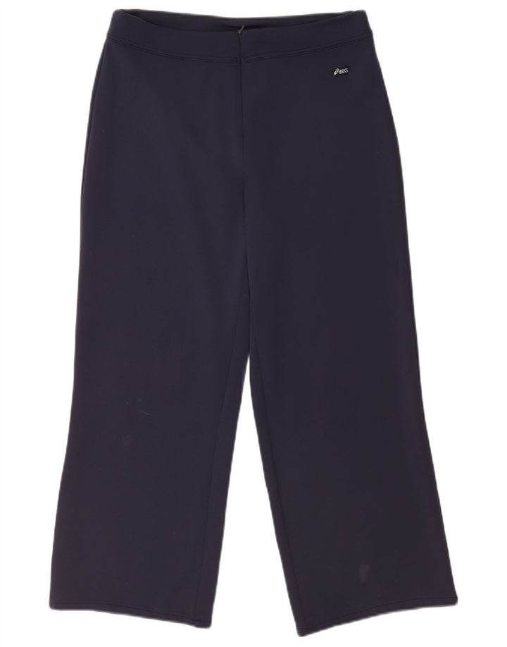 Asics Capri-Trainingshose für Damen, Größe S, marineblau, Polyamid