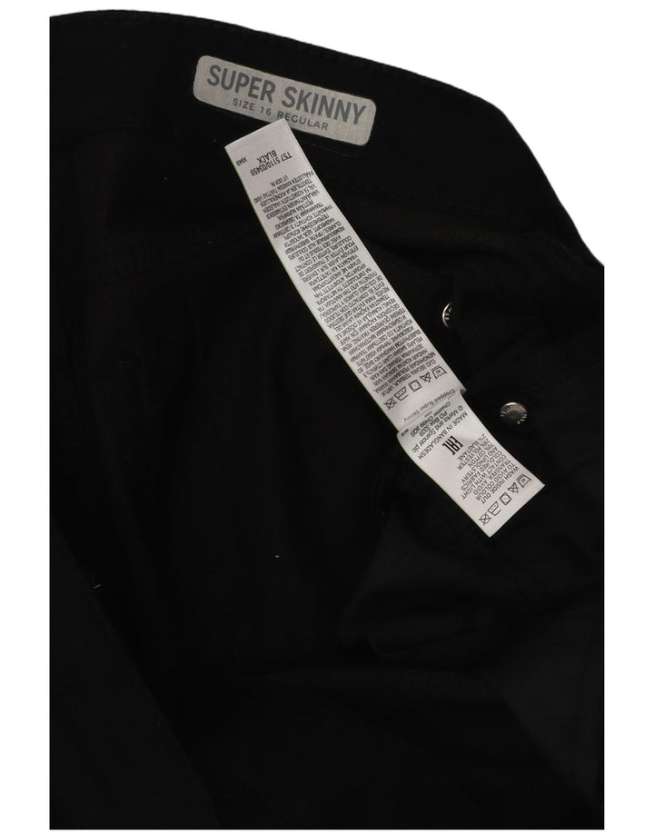 Marks & Spencer Damen Capri-Jeans, normal, UK 16, Größe L, W38, L21, Schwarz