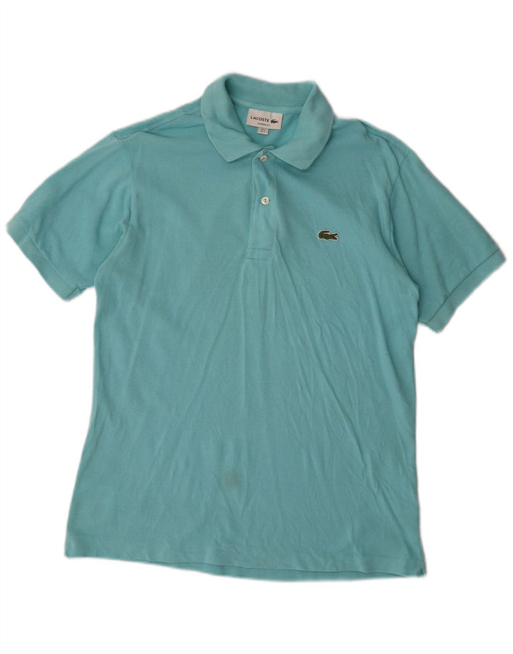Lacoste Herren-Poloshirt mit klassischer Passform, Größe 3, klein, blaue Baumwolle