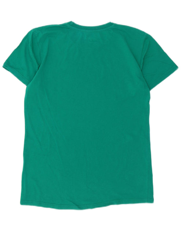 Asics Mens Graphic T-Shirt Top Small Green