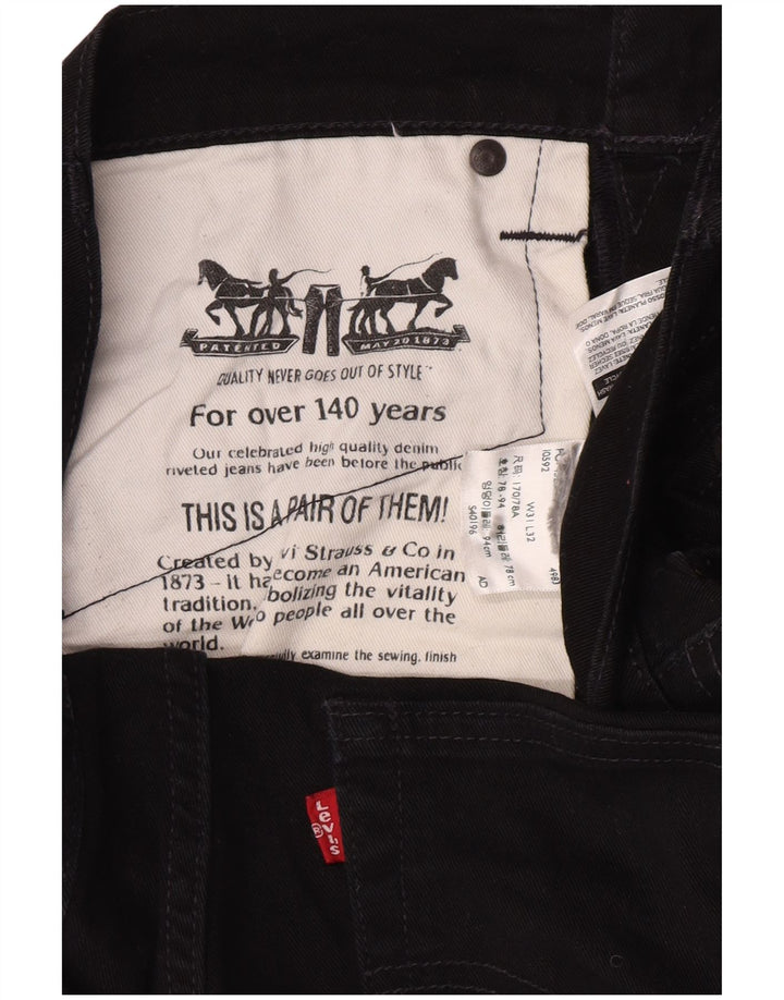 Levi's Herren Slim Jeans W31 L27 Schwarz