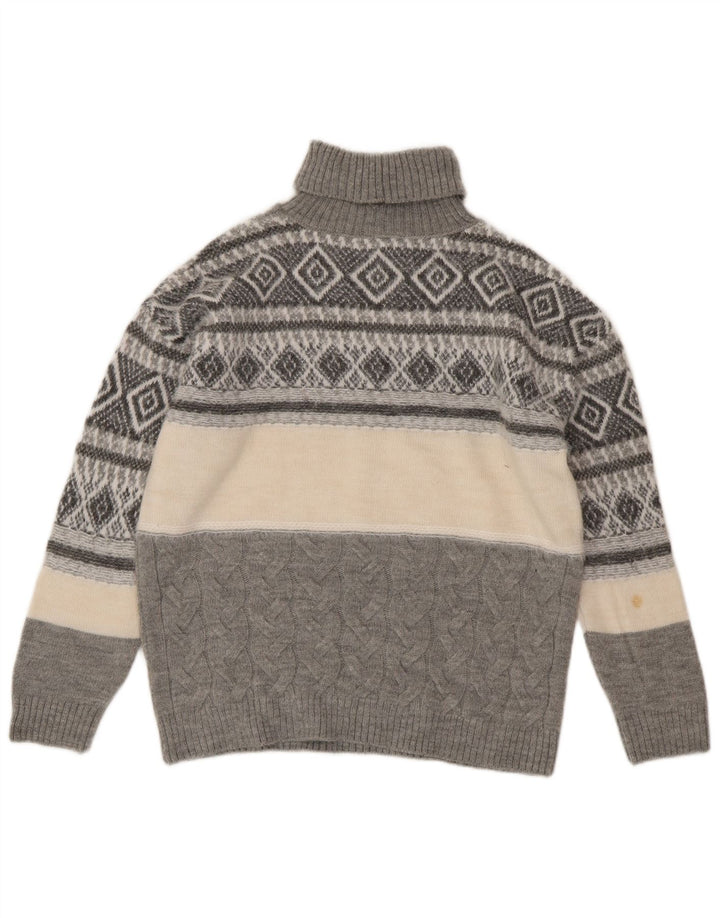 Marks & Spencer Damen-Pullover mit Rollkragen, Gr. 14, Mittelgrau