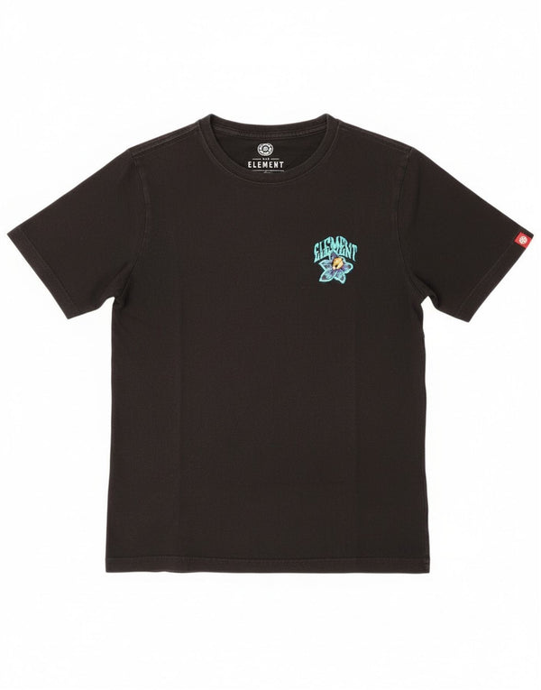 Element Mädchen-T-Shirt mit regulärer Passform, Grafik, 13–14 Jahre, schwarze Baumwolle