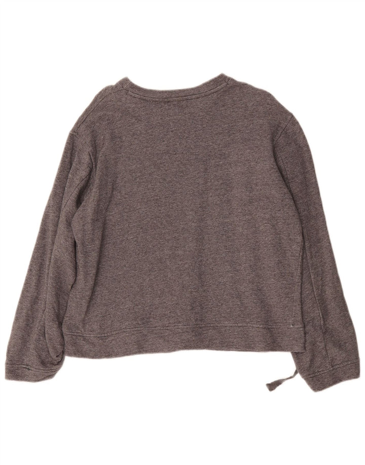 Zara Damen-Sweatshirt in Übergröße, Gr. 10, Größe S, Grau meliert