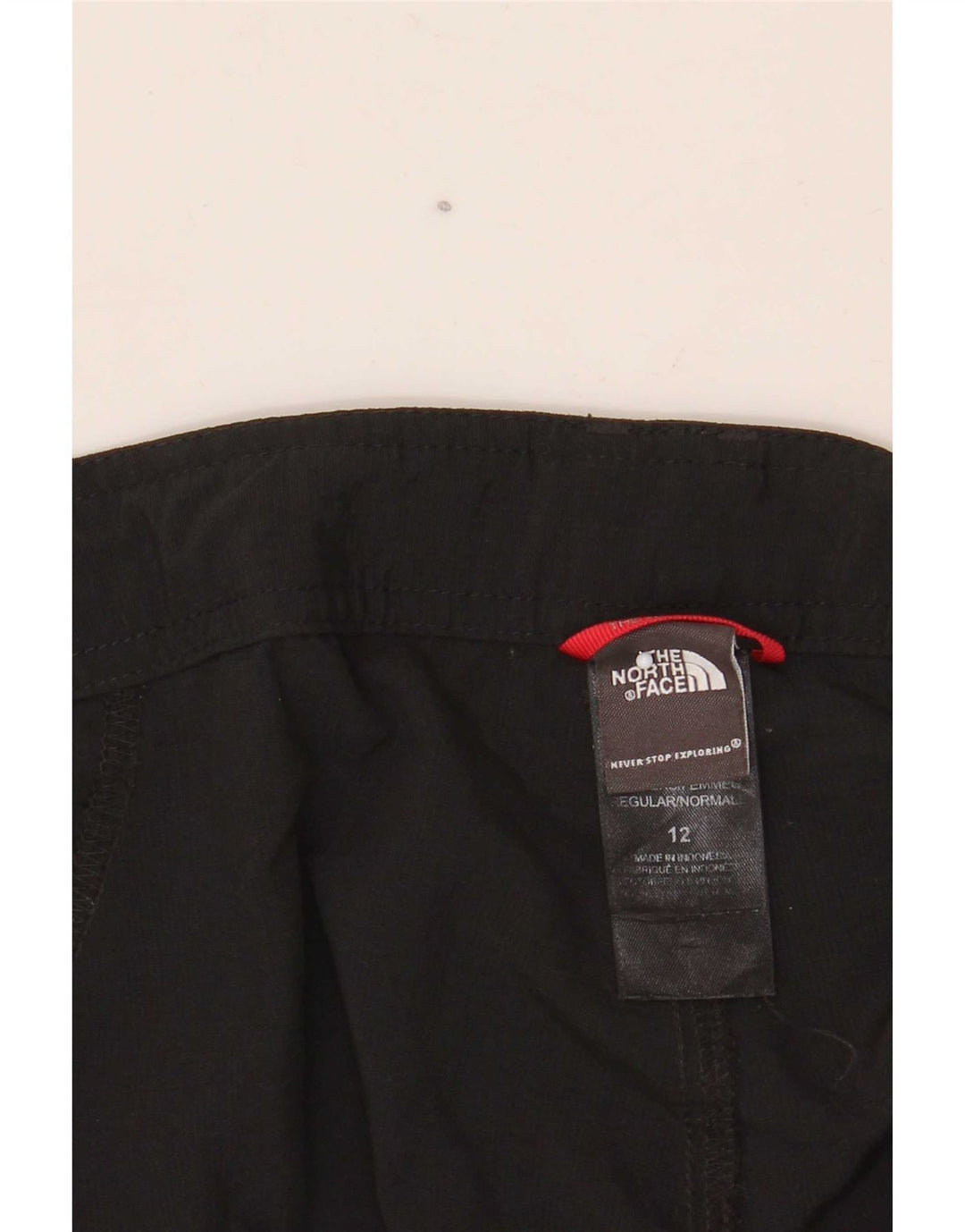The North Face Damen Cargo-Shorts US 12 Large W34 Schwarzes Nylon