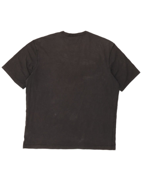 Adidas Herren Graphic Regular Fit T-Shirt Top Large Schwarz Baumwolle