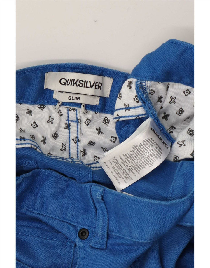 Quiksilver Damen Slim Jeans W28 L29 Blaue Baumwolle