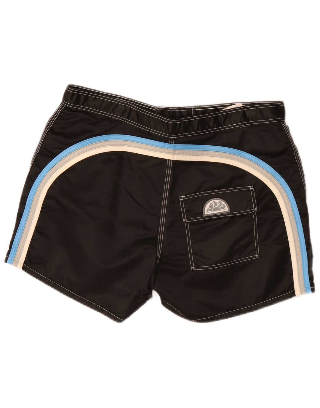 Sundek Herren-Badeshorts, groß, aus schwarzem Nylon