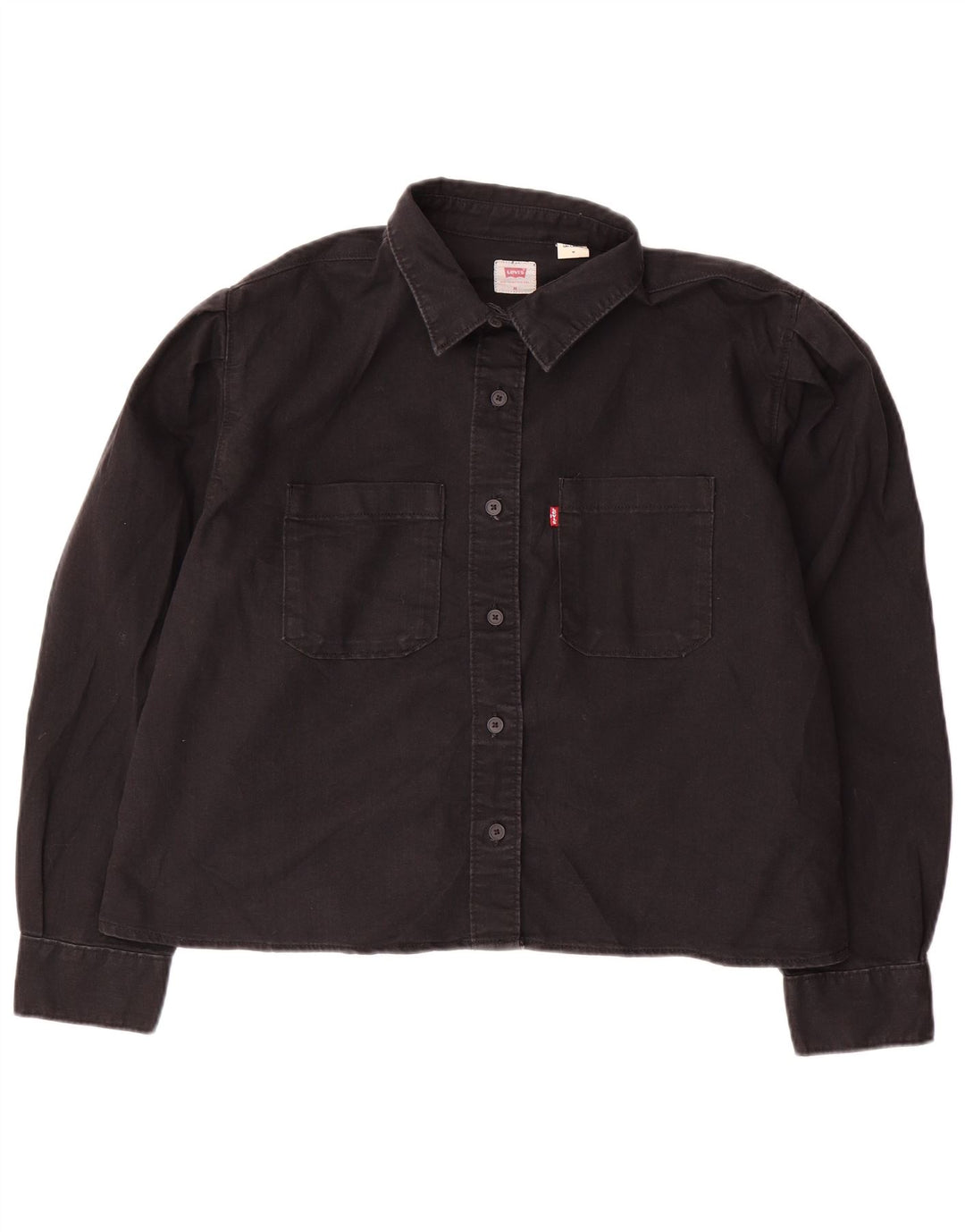 LEVI'S Damen-Jeanshemd in Übergröße, UK 14, mittelschwarz, Baumwolle