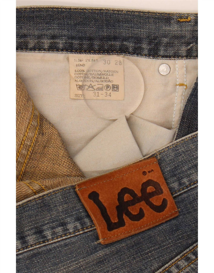 Lee Herren Loose Jeans W31 L28 Blaue Baumwolle